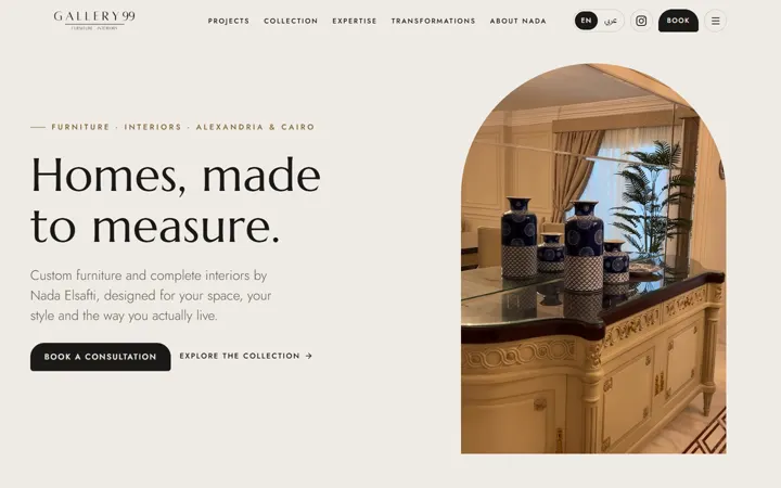 Gallery99: Custom furniture & interiors