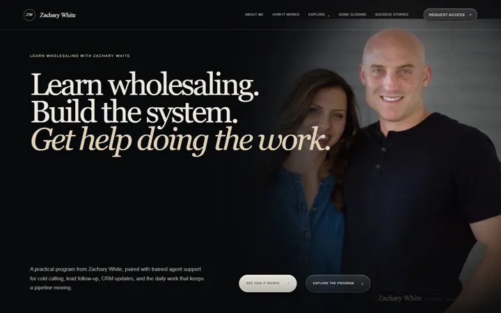 Zachary White: Real estate education
